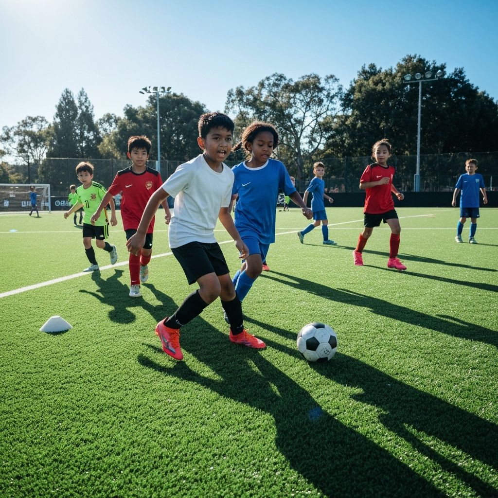 ThreeStars Youth League in action